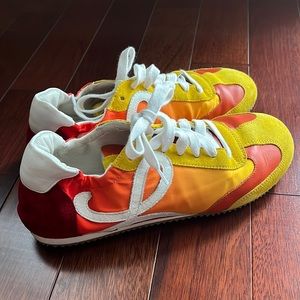 Loewe Suede Ballet Sneakers - 38